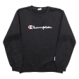 CHAMPION Womens Sweatshirt Black 2XL Online now