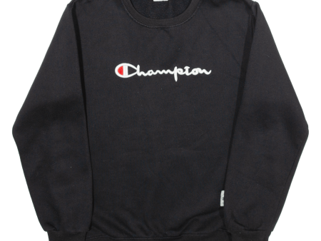 CHAMPION Womens Sweatshirt Black 2XL Online now