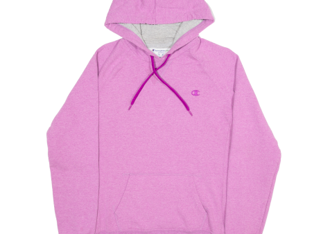 CHAMPION Womens Pink Hoodie L Online now