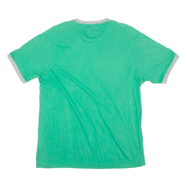 CHAMPION Mens T-Shirt Green Crew Neck XL Supply