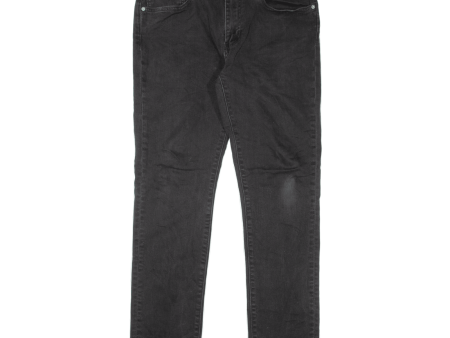 LEVI S 511 BIG E Jeans Mens Black Slim Straight W34 L32 For Cheap