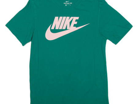 NIKE Mens T-Shirt Green S Supply