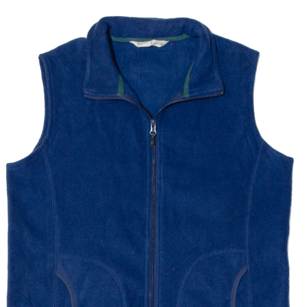 WOOLRICH Mens Fleece Gilet Blue M For Cheap