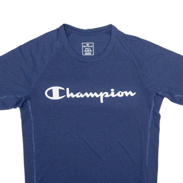 CHAMPION Mens T-Shirt Blue S Online now