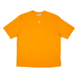 ADIDAS Womens T-Shirt Orange UK 12 on Sale