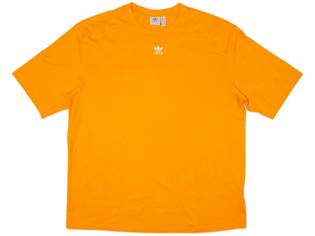 ADIDAS Womens T-Shirt Orange UK 12 on Sale