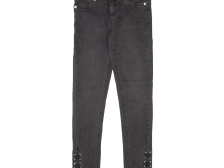 LEVI S 710 Girls Jeans Black Slim Skinny W24 L25 For Sale