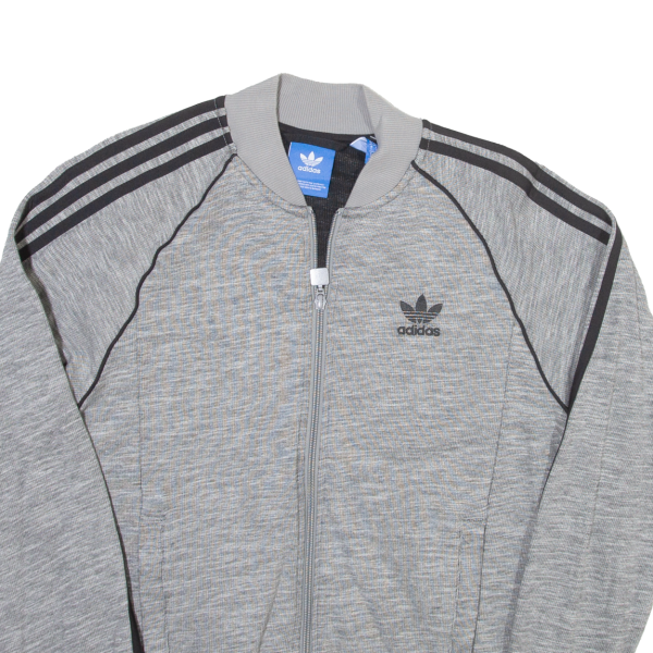 ADIDAS Mens Track Jacket Grey S Sale