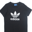 ADIDAS Oversized Womens T-Shirt Dress Blue Short Sleeve Knee Length UK 8 on Sale