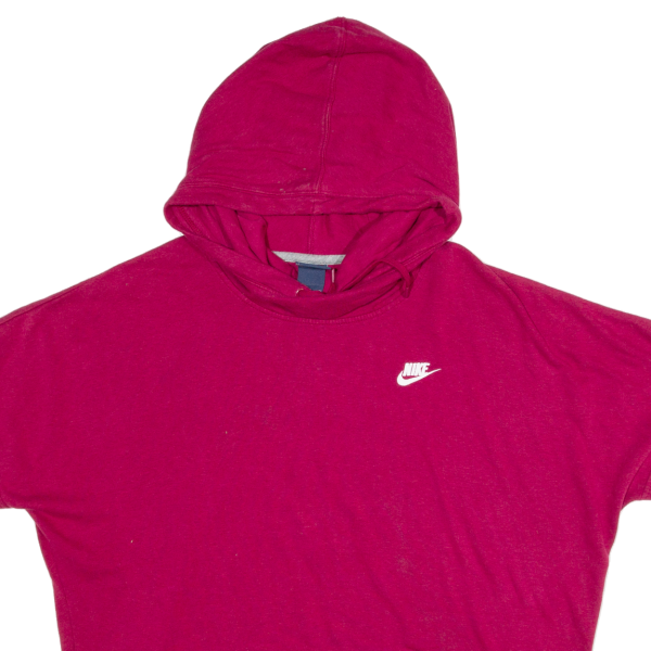 NIKE Short Sleeve Mens Red Hoodie M Hot on Sale