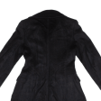 VOTRE NOM Double Breasted Womens Overcoat Coat Black Wool 90s S For Sale