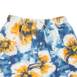 CALVIN KLEIN Mesh Lined Mens Swimming Shorts Blue Relaxed Floral M W28 Cheap