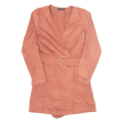 ZARA TRAFALUC Suede Feel Womens Playsuit Pink Straight XS on Sale