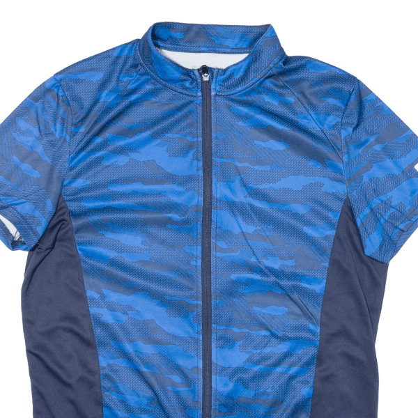 CRIVIT Cycling Full-Zip Mens Jersey Blue XL For Discount