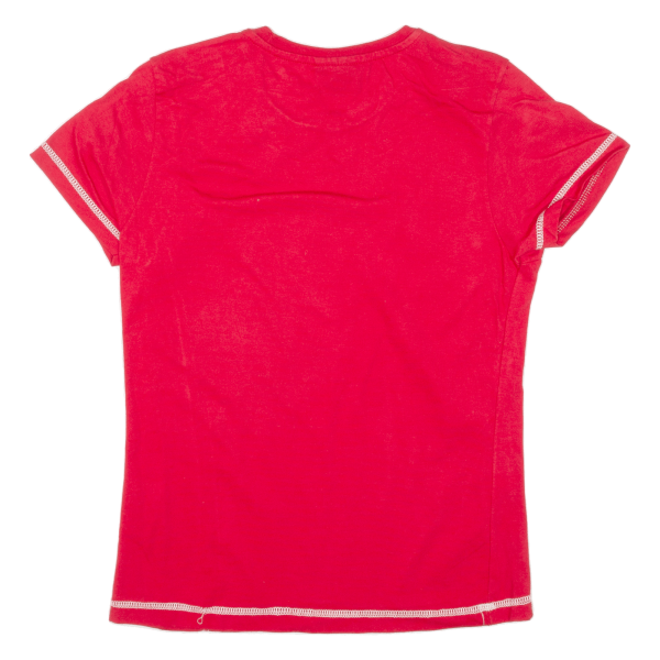 CHAMPION Girls T-Shirt Red L Discount