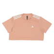 ADIDAS Cropped Prime Green Womens T-Shirt Pink S Online Hot Sale