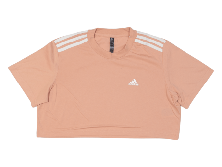 ADIDAS Cropped Prime Green Womens T-Shirt Pink S Online Hot Sale