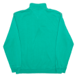 CASA MODA Relaxed Mens Sweatshirt Green 1 4 Zip XL For Sale