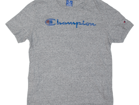 CHAMPION Mens T-Shirt Grey S on Sale