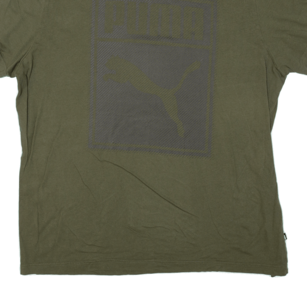 PUMA Mens T-Shirt Green XL For Sale