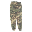 BLACKSQUAD Camo Cargo Jogger Mens Trousers Green Slim Tapered W26 L30 Online now