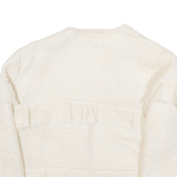 ZARA Woman Womens Jacket Cream Knit M For Discount