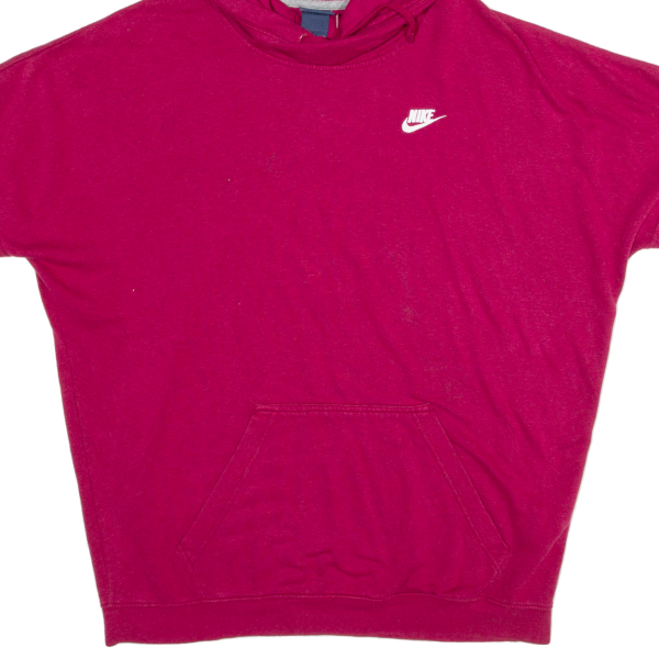 NIKE Short Sleeve Mens Red Hoodie M Hot on Sale