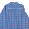 TOMMY HILFIGER Mens Shirt Blue Plaid Long Sleeve L on Sale