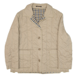 AQUASCUTUM Zip-off Womens Quilted Jacket Beige M Fashion