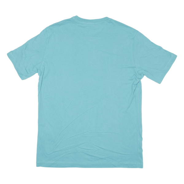 CHAMPION Mens T-Shirt Blue Crew Neck M on Sale