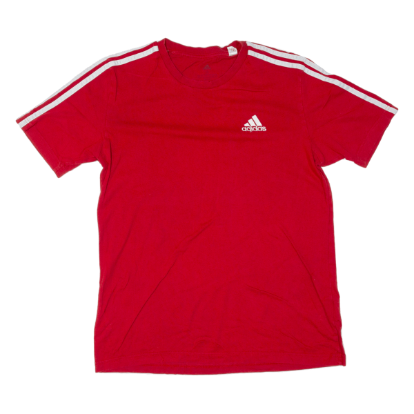 ADIDAS Mens T-Shirt Red S Online Sale