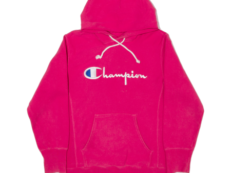 CHAMPION REVERSE WEAVE Womens Pink Hoodie M For Discount