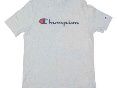 CHAMPION Mens T-Shirt Grey M Sale