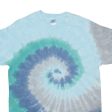 COLORTONE Mens Tie Dye T-Shirt Blue M Hot on Sale