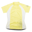 CRIVIT Cycling Womens Jersey Yellow 1 4 Zip M Hot on Sale