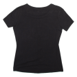 ARMANI JEANS Womens T-Shirt Black XXS Sale