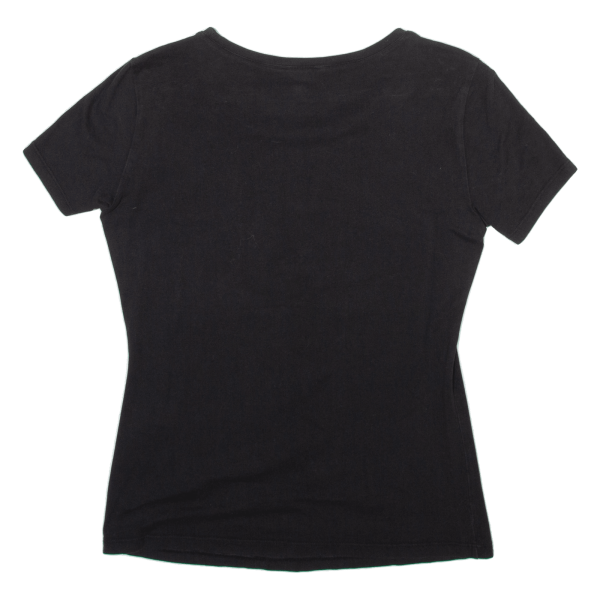 ARMANI JEANS Womens T-Shirt Black XXS Sale