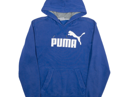 PUMA Mens Blue Hoodie M Hot on Sale