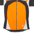 CRIVIT Full Zip Cycling Mens Jersey Orange High Neck M Sale