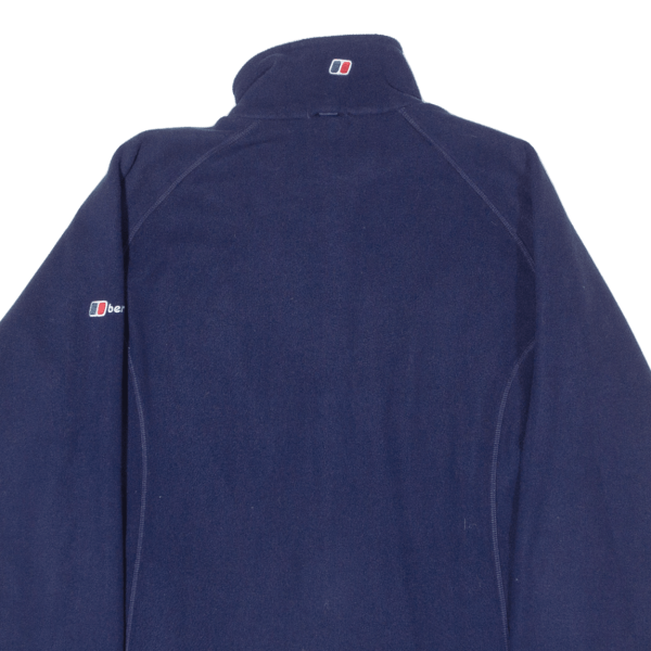 BERGHAUS Womens Fleece Jacket Blue UK 12 Fashion