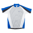 AUTHENTIC MOUSE Cycling Mens Jersey Blue 1 4 Zip L Sale