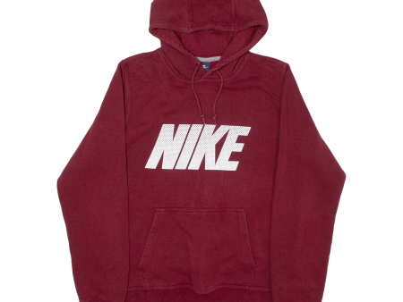 NIKE Mens Red Hoodie S Supply