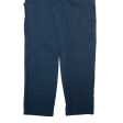 Cargo Mens Trousers Blue Regular Straight W34 L34 Online Hot Sale