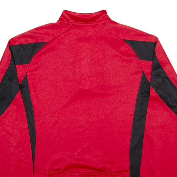 CRANE Cycling Mens Jersey Red Long Sleeve 1 4 Zip L Hot on Sale