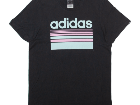 ADIDAS Mens T-Shirt Black S Cheap