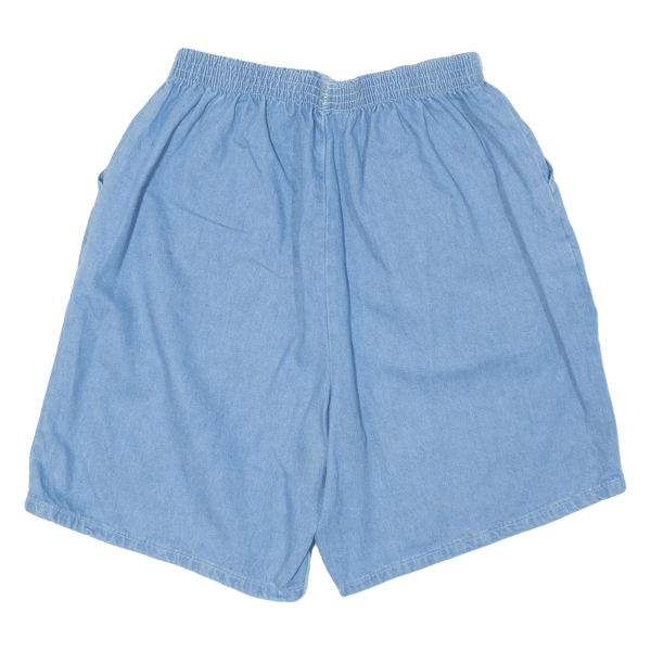 CHIC Womens Casual Shorts Blue 90s M W26 Hot on Sale