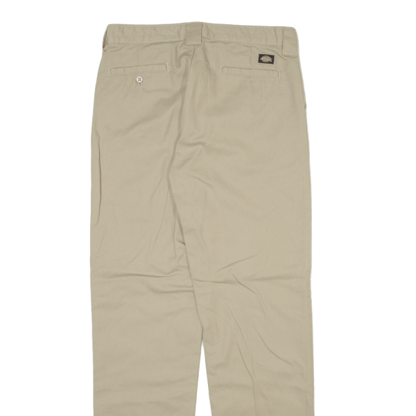 DICKIES Girls Trousers Beige Regular Straight W28 L30 Discount