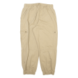 WILD FABLE Cargo Womens Trousers Beige Relaxed Tapered W32 L27 Fashion