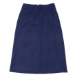 BODEN Workwear Lined Womens A-Line Skirt Blue Midi UK 8 on Sale