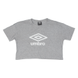 UMBRO Cropped Womens T-Shirt Grey XS For Discount